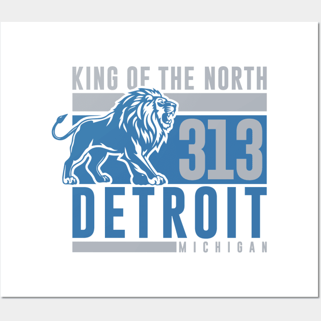 313 Detroit Wall Art by J31Designs